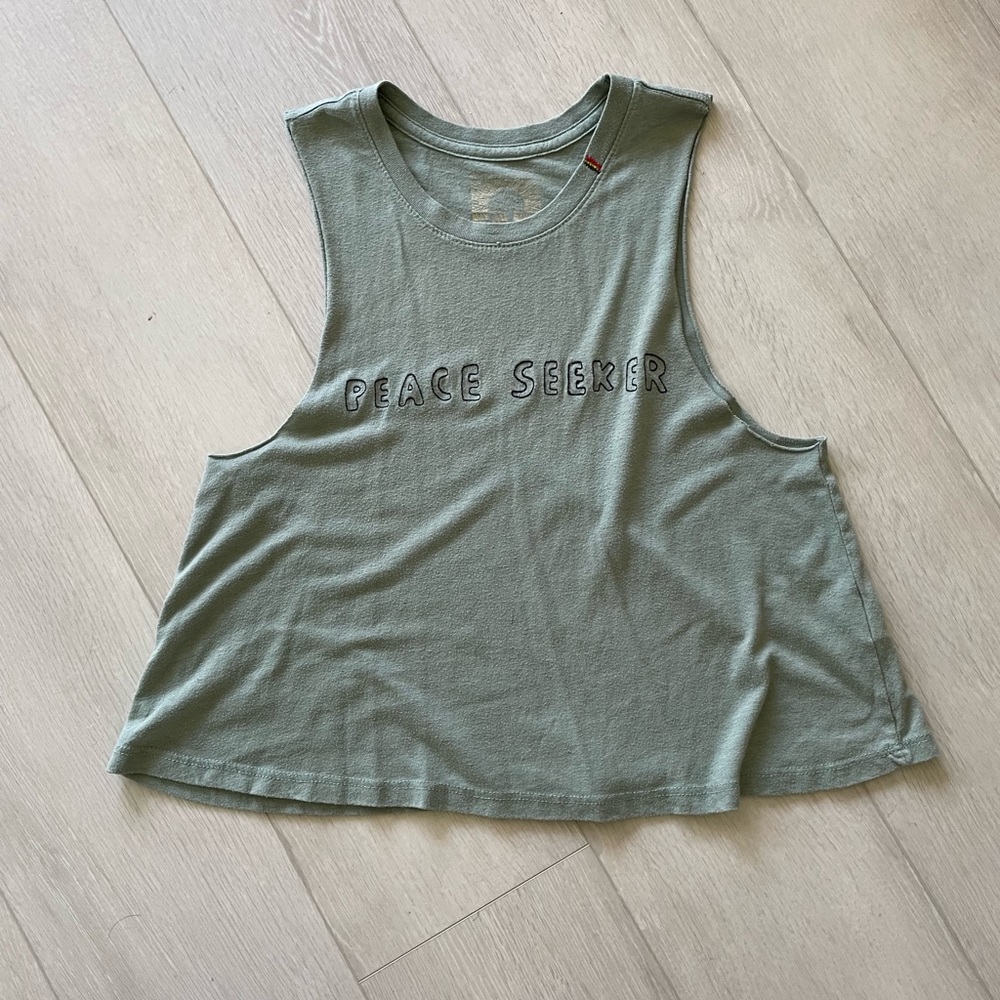 Spiritual Gangster Peace Seeker Muscle Tank Sz Small